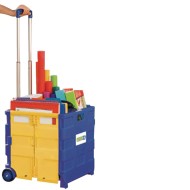 Teacher Tote-All™ Rolling Crate with Extending Handle