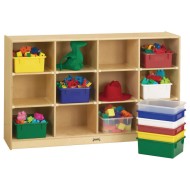 Jonti-Craft® 12-Tray Mobile Cubbie with Color Trays