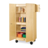 Jonti-Craft® Mobile Hideaway Storage Cabinet