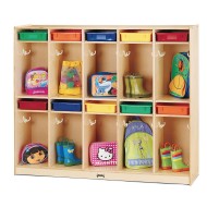 Jonti-Craft® Take Home Center Lockers With Colored Trays