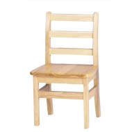 Jonti-Craft® KYDZ Solid Wood Ladder Back Chairs, 8