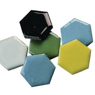 Mosaic Tile Shapes - Hexagon, 5-lb.