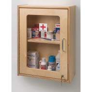 Whitney Brothers® Lockable Medicine/First Aid Wall Cabinet
