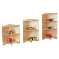 Jonti-Craft® KYDZCurves® Corner Shelf, 24