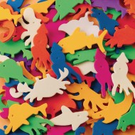 Color Splash!® Foam Shapes with Adhesive - Sealife