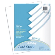 Pacon® Array Card Stock - White (Pack of 100)