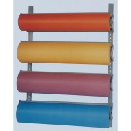 Bulman® Products Four-High Paper Dispenser/Cutter Wall Rack