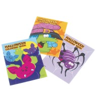 Mini Halloween Coloring Books (Pack of 12)