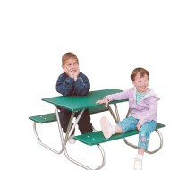 Kids' Picnic Table, Green