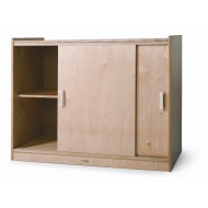 Whitney Brothers® Storage Cabinet With Sliding Doors