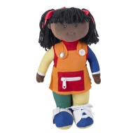 Learn To Dress African American Girl Doll
