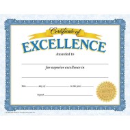 Certificate of Excellence Classic Award Certificates (Pack of 30)