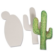 water color cactus craft