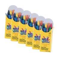 Color Splash!® Jumbo Crayons Box of 8 (Pack of 6)