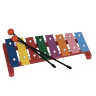 Rhythm Band® 8-Note Multi Color Glockenspiel with Mallets
