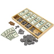 Melissa & Doug® Play Money Set Educational Toy with Cash Drawer for Storage