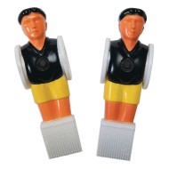 Replacement Men for Soccer Table, Yellow/Black