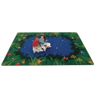 Peaceful Tropical Night Play Carpet