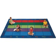 Colorful Places Seating Carpet, 8ft x 13ft