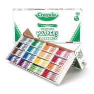 Crayola® Classpack® Markers - 16 Colors, Regular Tip (Box of 256)