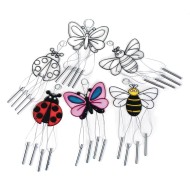 Wind Chime Sun Catchers, Bugs (Pack of 12)