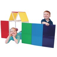 Panelcraft® Rainbow Solids Magnetic Building 19-Piece Set