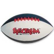 Spectrum™ Rubber Red, White, and Blue Football