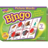 Trend Enterprises Picture Words Bingo Game for Early Elementary