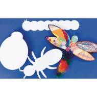 Precut Cardboard Shapes Large - Insects (Pack of 24)