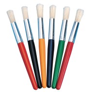 Stubby Paint Brush Pack (Pack of 6)