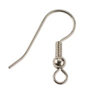 Silver Fish Hook Earrings (Pack of 50)