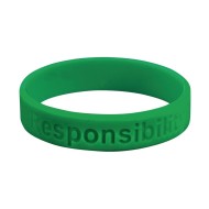 Responsibility Silicone Bracelet (Pack of 24)