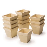 Preassembled Wood Planters (Pack of 12)