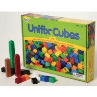Didax Unifix ® Cubes Interlocking Counting Cubes with Activity Booklet (Set of 500)
