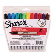 Fine Point Sharpie® Permanent Markers (Set of 12)