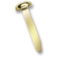Brass Plated Paper Fasteners (Box of 100)