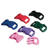 Parachute Cord Buckle Set, Assorted Colors (Pack of 36)