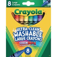 Crayola® Large Washable Crayons (Box of 8)