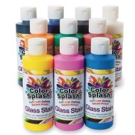 Color Splash!® Glass Stain Assortment, 8 oz. (Pack of 10)