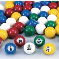 Plastic Bingo Balls (Set of 75)