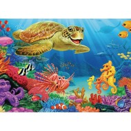 Undersea Turtle 35-Piece Tray Puzzle