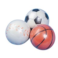 Mini Sports High Bounce Novelty Balls (Pack of 12)