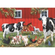 Red Barn 35-Piece Tray Puzzle