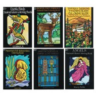 Stained Glass Coloring Books (Pack of 6)