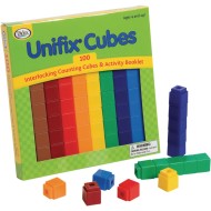 Didax Unifix ® Cubes Interlocking Counting Cubes with Activity Booklet (Set of 100)