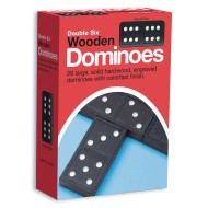 Double-Six Wooden Dominoes
