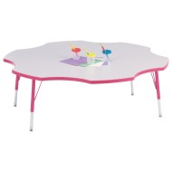 Jonti-Craft® Rainbow Accents® Six-Leaf Table, 60