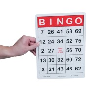 Jumbo Bingo Cards (Pack of 100)