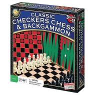 Chess, Checkers, Backgammon Game