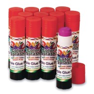 Color Splash!® Glue Stick, Purple, .29 oz. (Pack of 30)